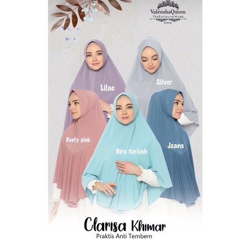 Khimar CLARISA JERSEY KOREA Valensha Queen