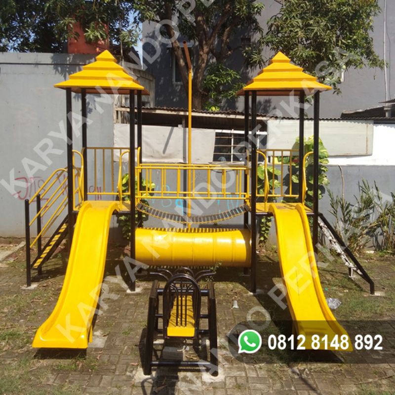 Playground rumah outdoor mainan anak/paud