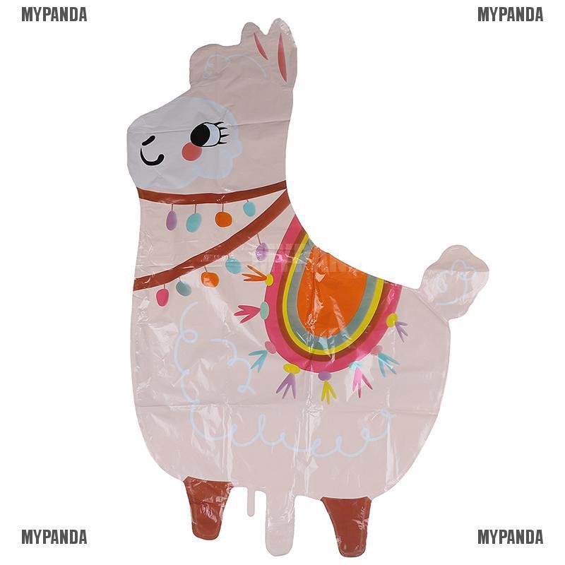1pc Llama Foil Balloon Cartoon Animal Alpaca Balloon Birthday