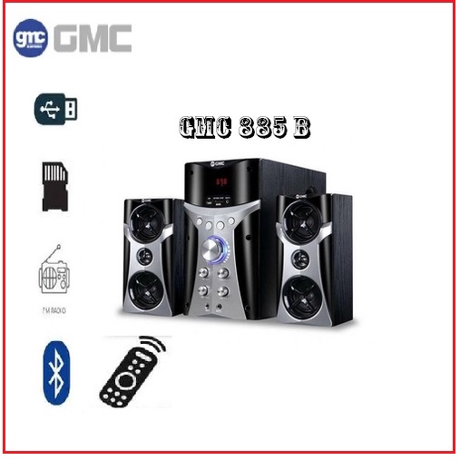 PROMOOSpeaker GMC-885B Salon Aktif Karaoke Bluetooth Radio USB Original///SPEAKER GMC-885B