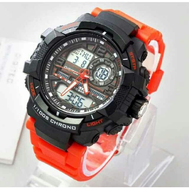 Jam Tangan Pria Digitec Original DG 3021 merah