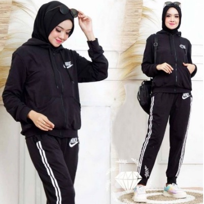 Setelan senam wanita training wanita kekinian setelan olahraga trening jumbo nike baju sporty 2022