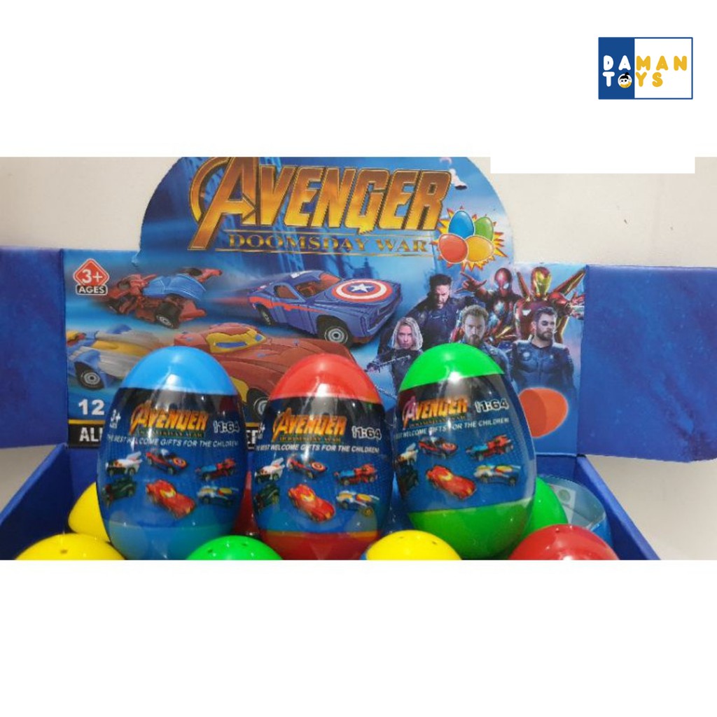 Mobil Diecast Super Heroes / Egg Suprise mobil mobilan / mainan mobil besi