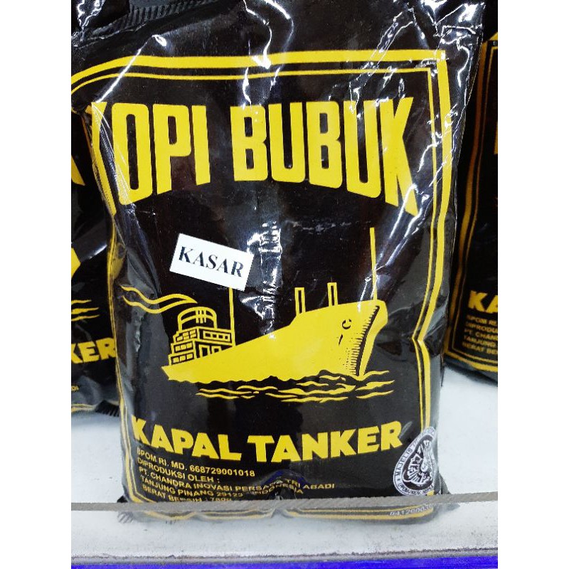 

kopi bubuk kemasan kasar kapal tanker 780 gr