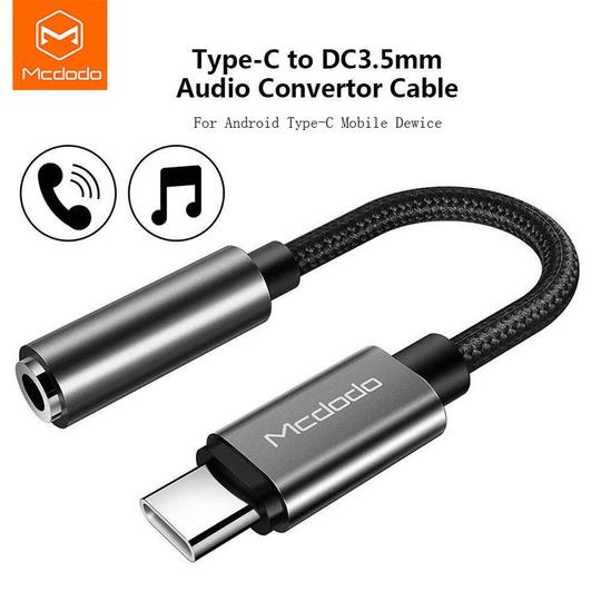 MCDODO CONVERTER Type C ke 3.5MM HiFi DAC AUDIO CABLE