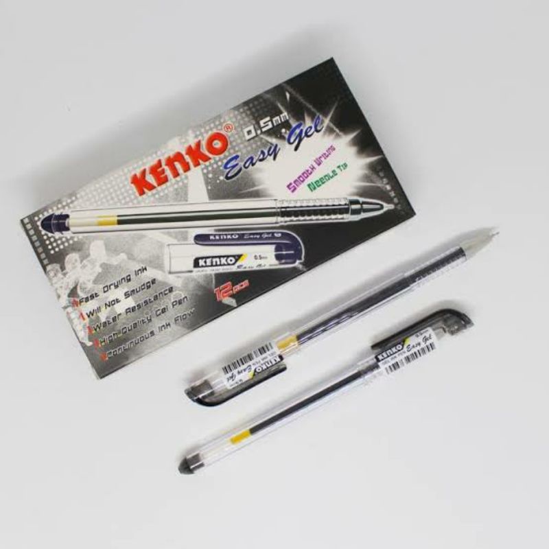 

[Per Pcs] Pulpen / Bolpoin / Pena / Pen Easy Gel Kenko 0.5 mm