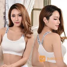 BH SPORT KATUN BRA OLAHRAGA BH YOGA BRA WANITA PAKAIAN WANITA BH GYM BH/BRA SEXY bra fashion