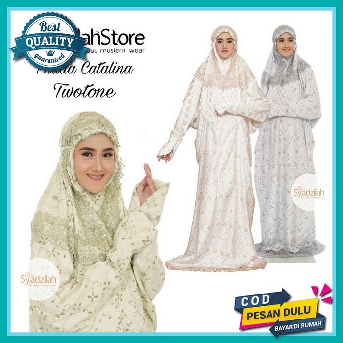 Mukena Andin Bordir Mewah Bahan Semi Sutra Velvet Mukena Murah Dewasa Terbaru2022 Terlaris Mukena Te