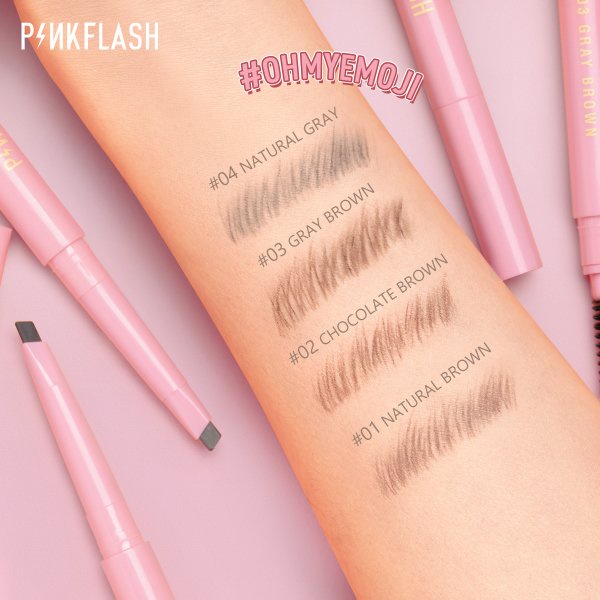 PINKFLASH Auto Eyebrow Pencil Waterproof