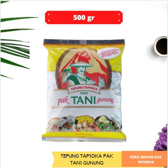 

TEPUNG CAP TANI/ GUNUNG TAPIOKA 500gr