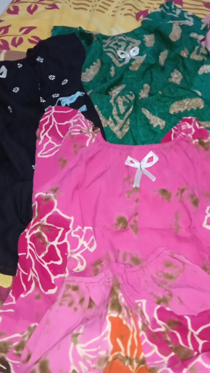 Setelan Batik Anak Harian Perca S M L