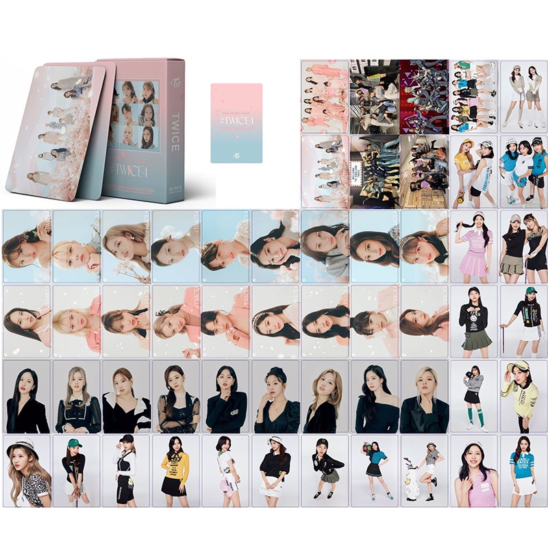 54pcs / box Kartu Foto LOMO TWICE 4 Sana Momo