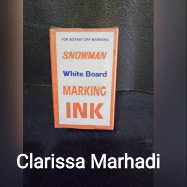 

Isi ulang tinta spidol Snowman Non Permanen /Refill ink spidol whiteboard