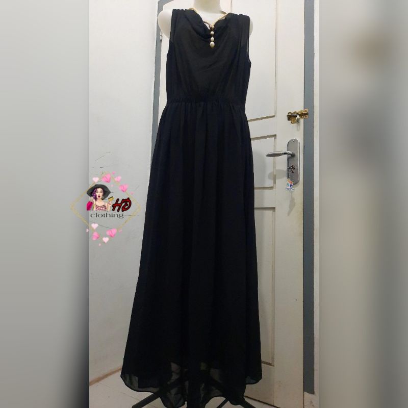 Maxi Dress Black - Evening Gown