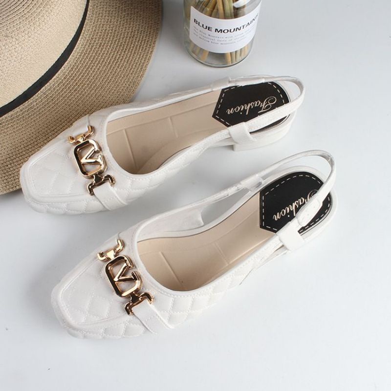 Sandal Fliptop Flat jelly shoes Wanita Vintage Import High Quality S2