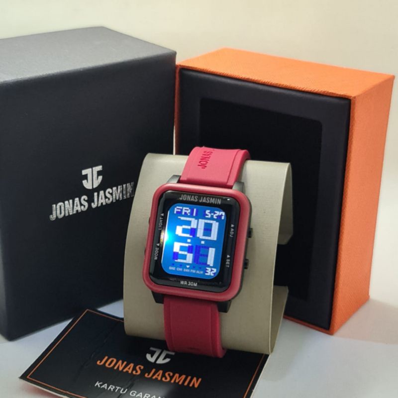COD JAM TANGAN SPORT WANITA FREE BOX ORIGINAL STRAP RUBBER GARANSI RESMI JAM TANGAN UNISEX PRIA WANI