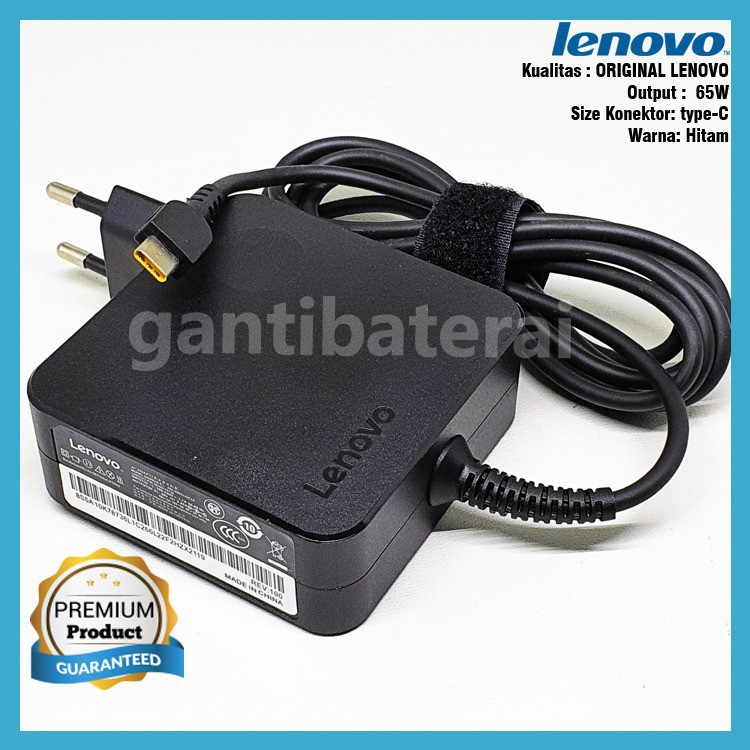 Adaptor Charger Laptop Lenovo USB TYPE C original