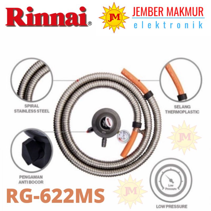 RINNAI RG 622 MS SELANG REGULATOR KOMPOR GAS