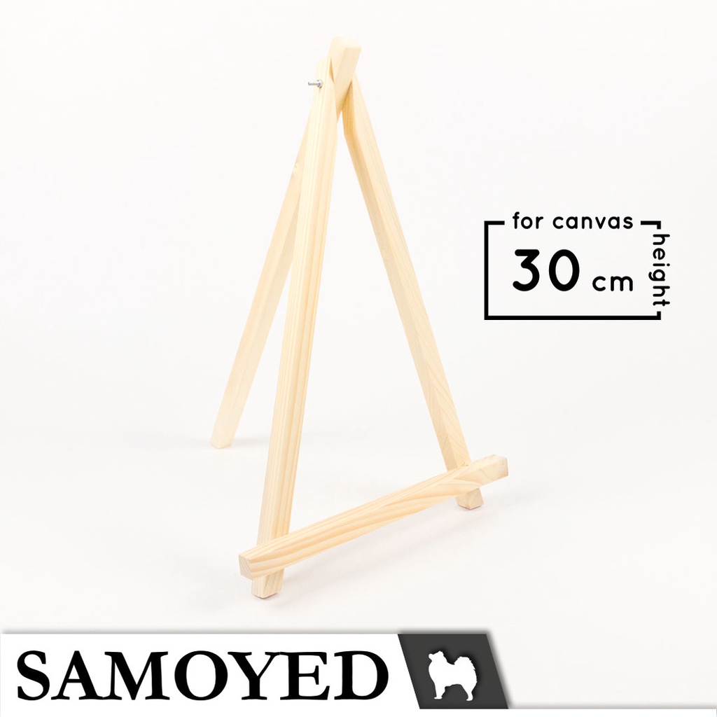 

Sandaran Kayu Kanvas Lukis / Foto / Tripod Wooden Painting / Canvas Easel / Stand 30 cm Samoyed EASL-D30