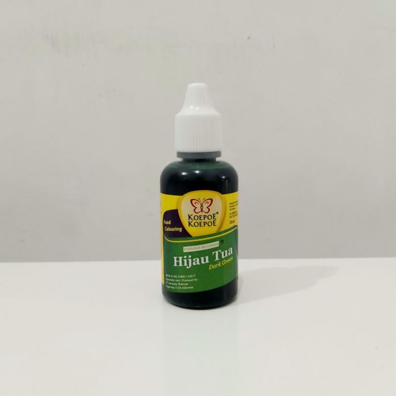 Koepoe Koepoe Pewarna Makanan Hijau Tua 30 ml