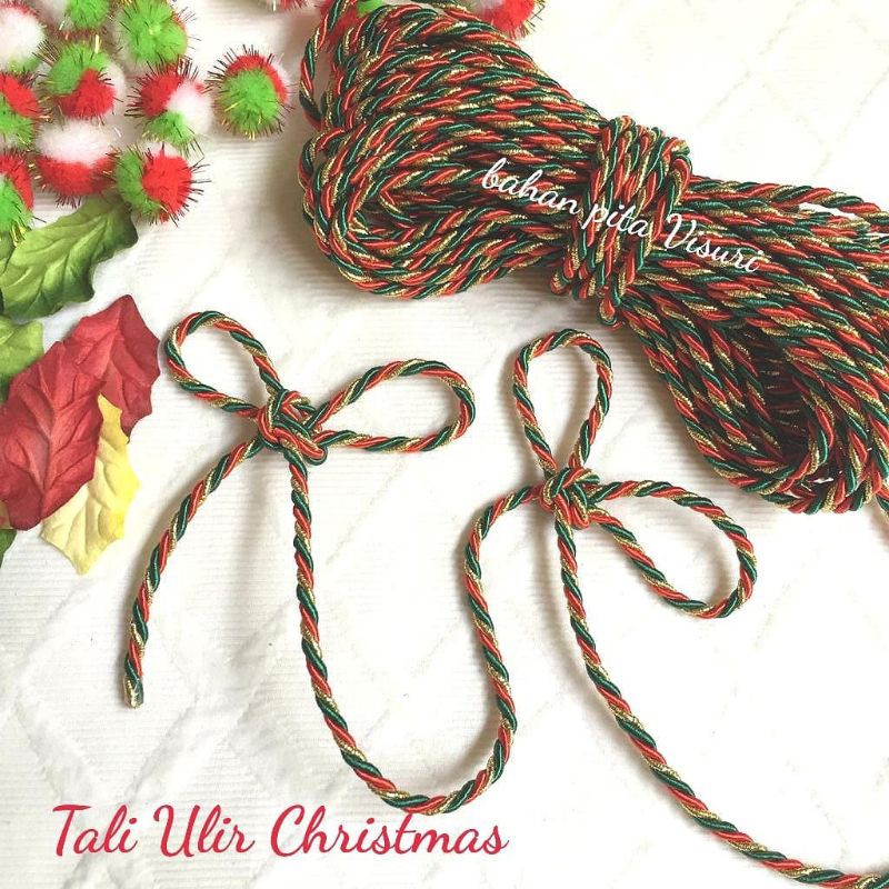 Tali Ulir (Tampar) Natal Christmas per 5 yard 3mm