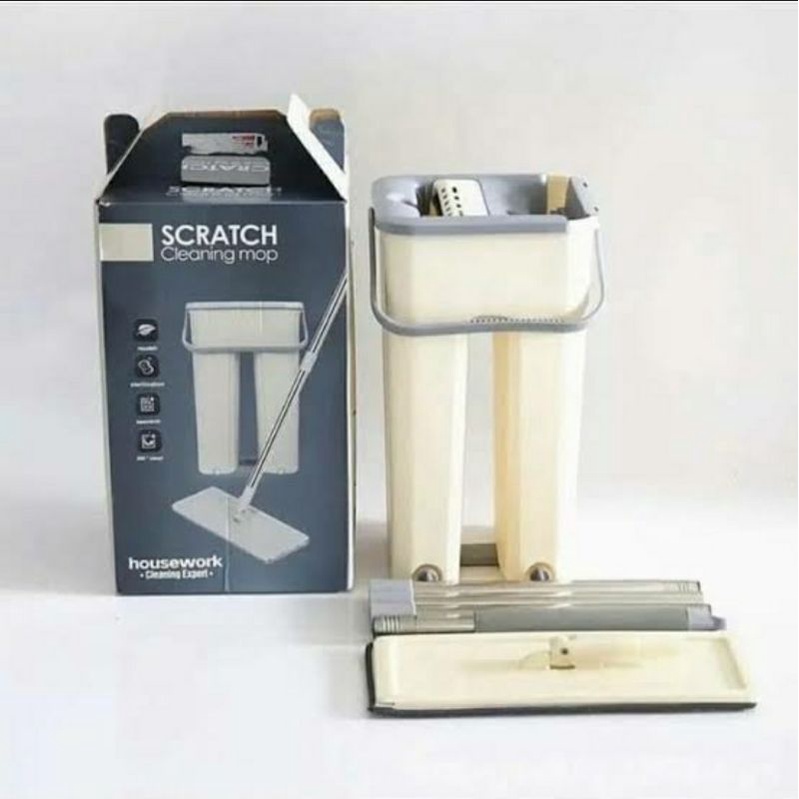 Alat pel lantai / super mop/ pel lantai /Scratch mop
