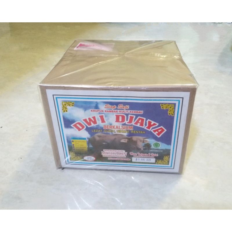 

KERUPUK KRUPUK RAMBAK KULIT SAPI DAN KERBAU DWI DJAYA 250 GR