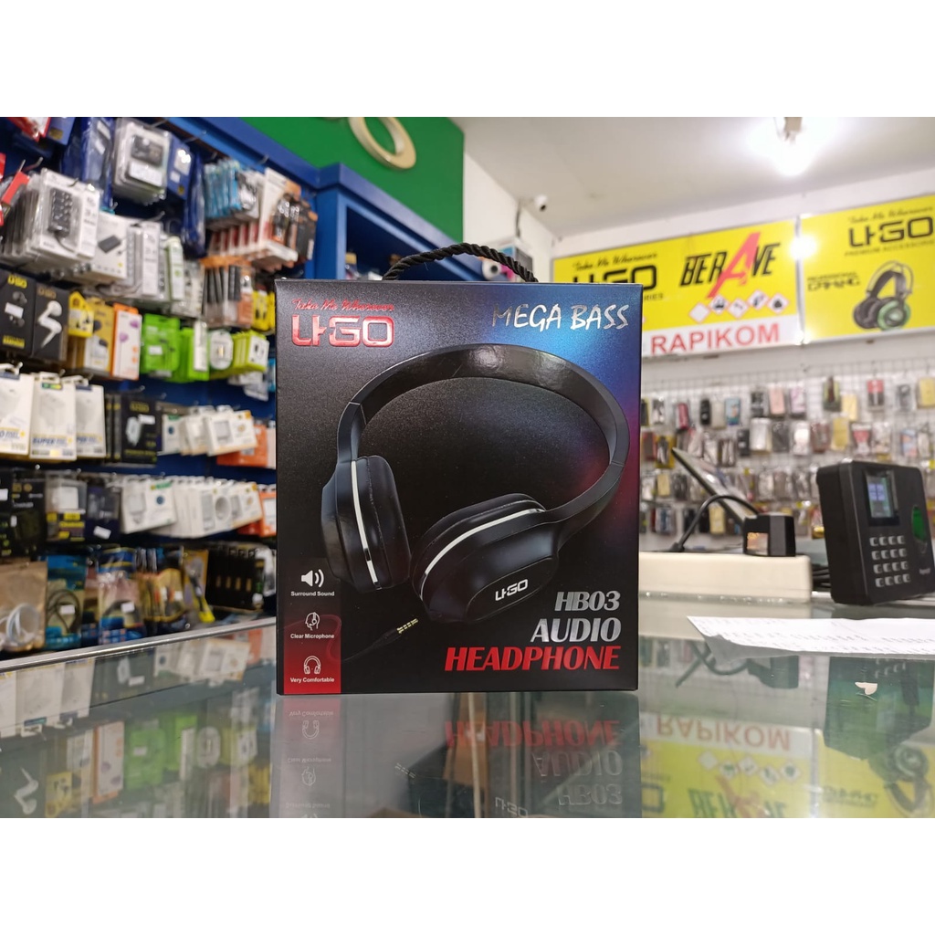 headset headphone handsfree earphone ugo hb03