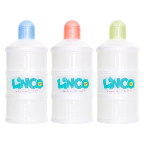 Tempat Penyimpanan Susu Bubuk LINCO BABY Milk Powder Container 3 Susun