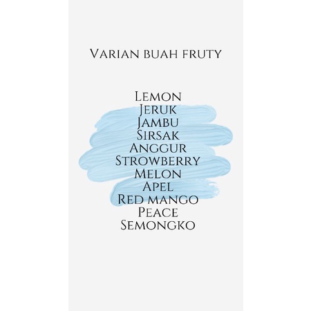 PARFUM BUAH FRUITY