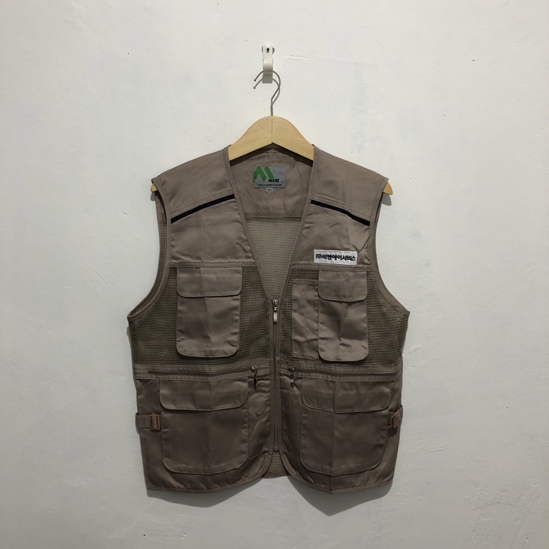Mark Utility Vest Khaki