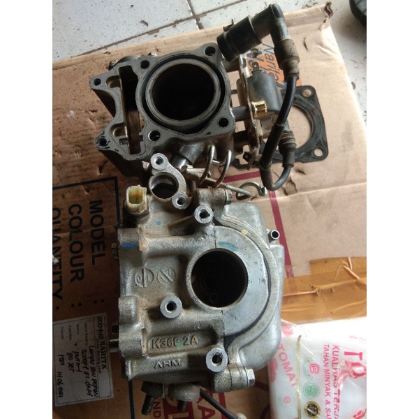 Blok Head Cylinder head Honda Vario 150 LED Ful isi Original Copotan