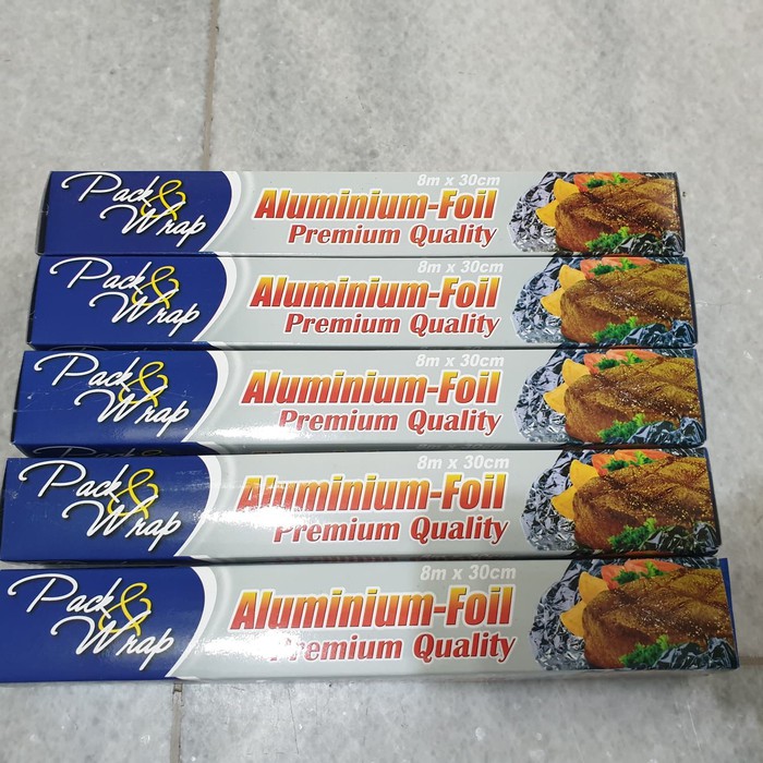 aluminium foil roll aluminium kertas timah 8m x 30cm