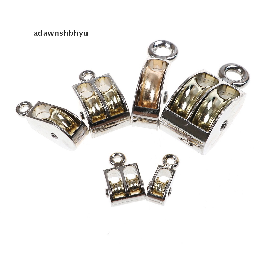 Adawnshbhyu 36 /52/75mm Katrol Metal sheave zinc alloy Katrol mini single/double Untuk diy