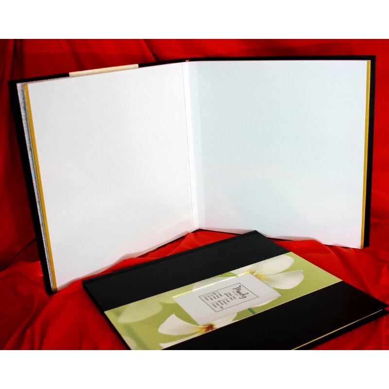 ALBUM PHOTO MAGNETIC/ LUBANG 4R/ 15 SHEET/ WHITE SHEET/ JUMBO