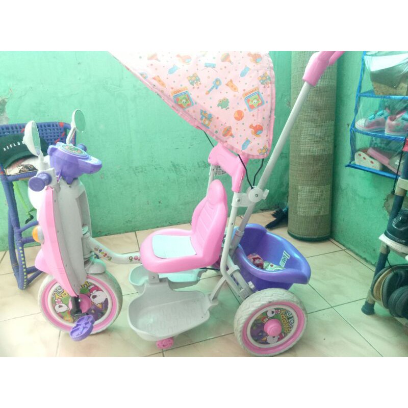 PRELOVED PMB Sepeda anak perempuan bayi balita pink scoopi, Sepeda bekas bagus murah