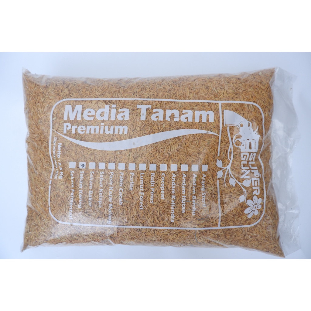 Media Tanam Sekam Kering - Sekam Mentah - Media Tanaman