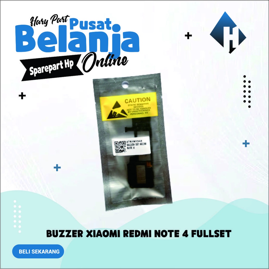 Buzzer Speaker Xiaomi Redmi Note 4 Fullset