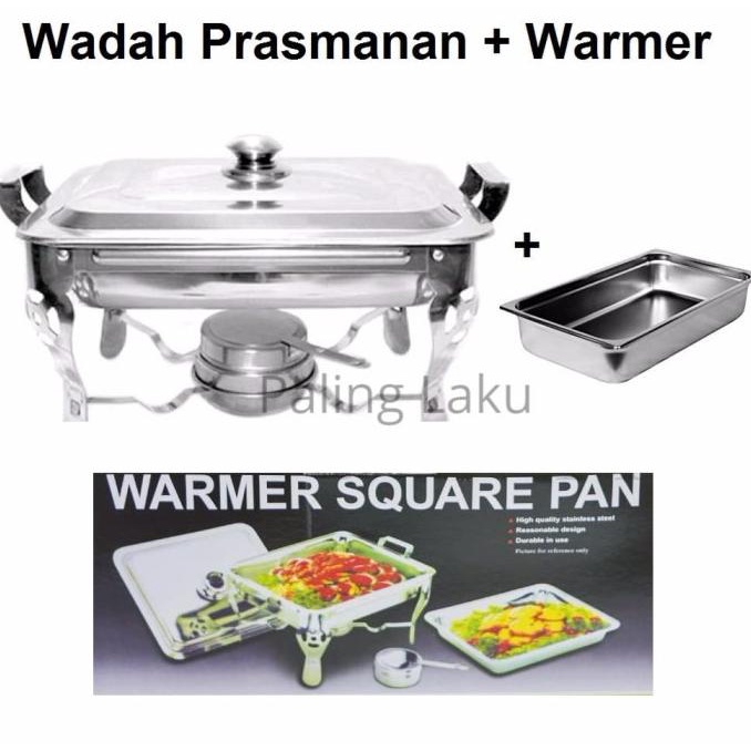Prasmanan Warmer Square Pan