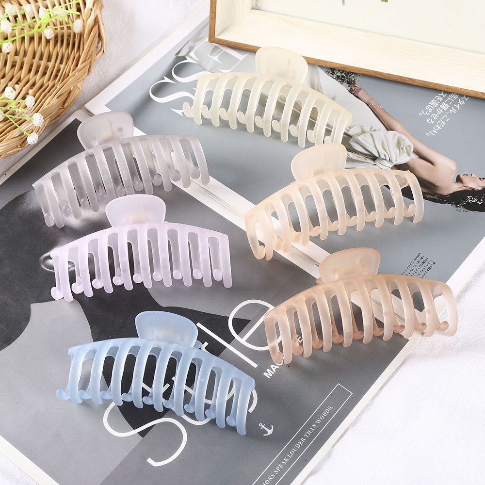 Korean Ins Candy Colors Hair Clips Women Fashion Claw Clip Simple Wild Hair Clamps Girls Hair Accessories