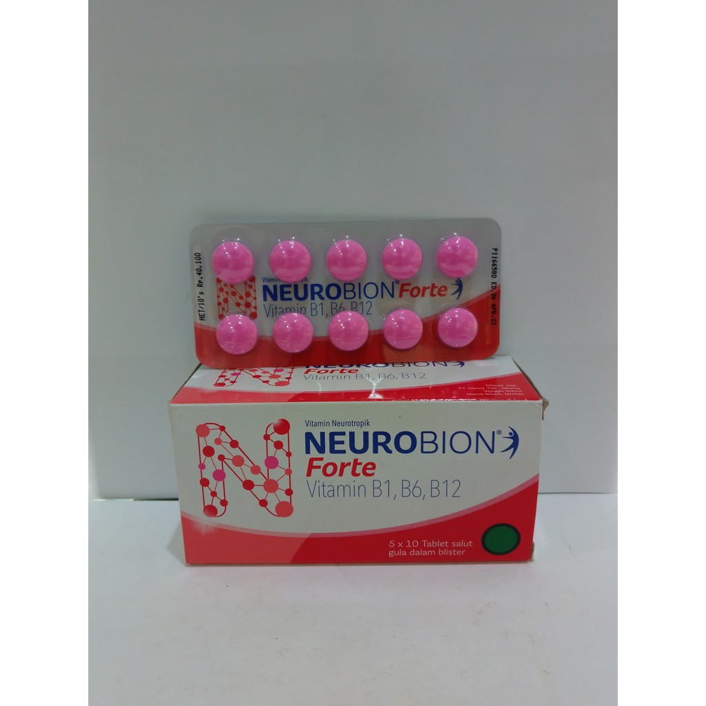 Neurobion Forte Vit. B1, B6, B12 Strip isi 10 tablet [HERBAL SURYA]