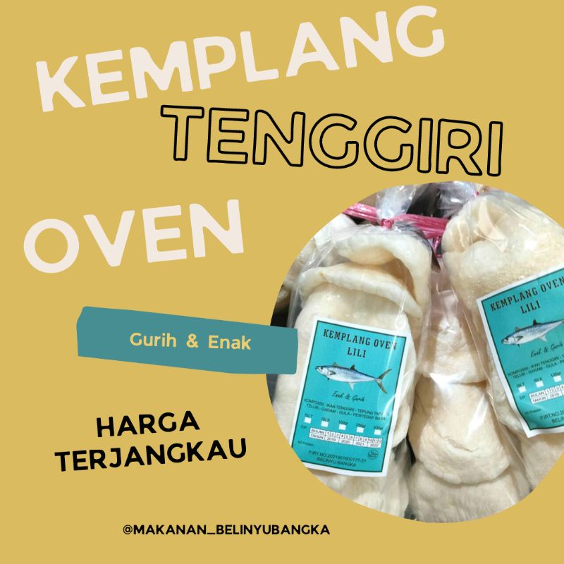 

kemplang oven Bangka Cap Lili