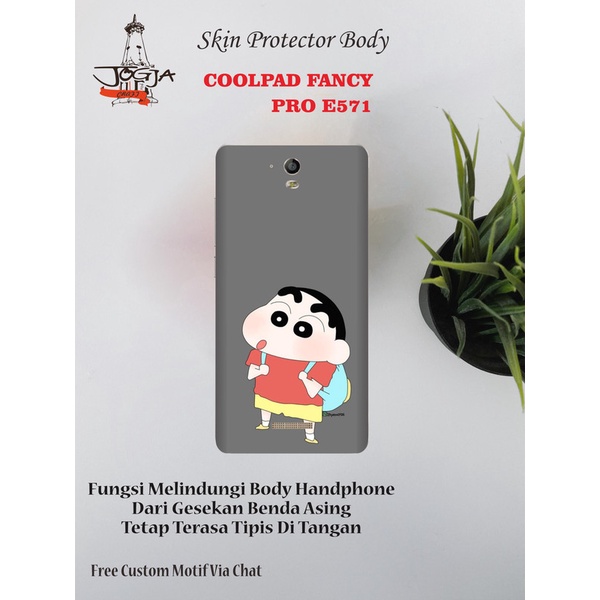 Dapat 2pcs Garskin HP Coolpad Fancy PRO E571 Motif sin - Free Custom Via Motif