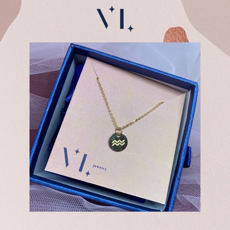 Kalung emas 16k / liontin bulat