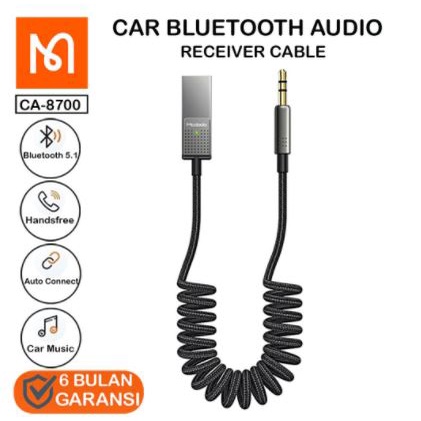 Mcdodo CA-8700 Car Wireless Audio Reciever Kabel Mobil AUX 3.5mm BT 5.1