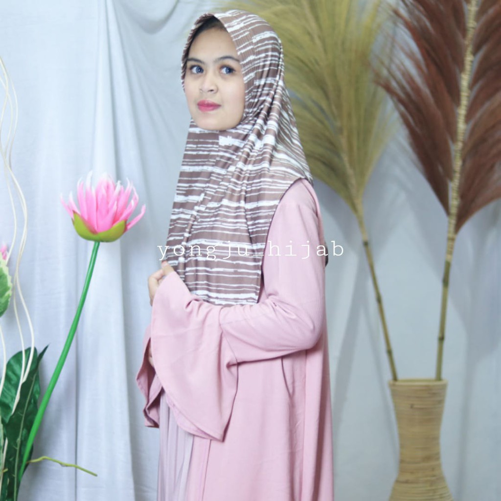 jilbab instan KANAYA hijab motip syar'i kerudung terbaru grosir bandung murah daily hijab instant