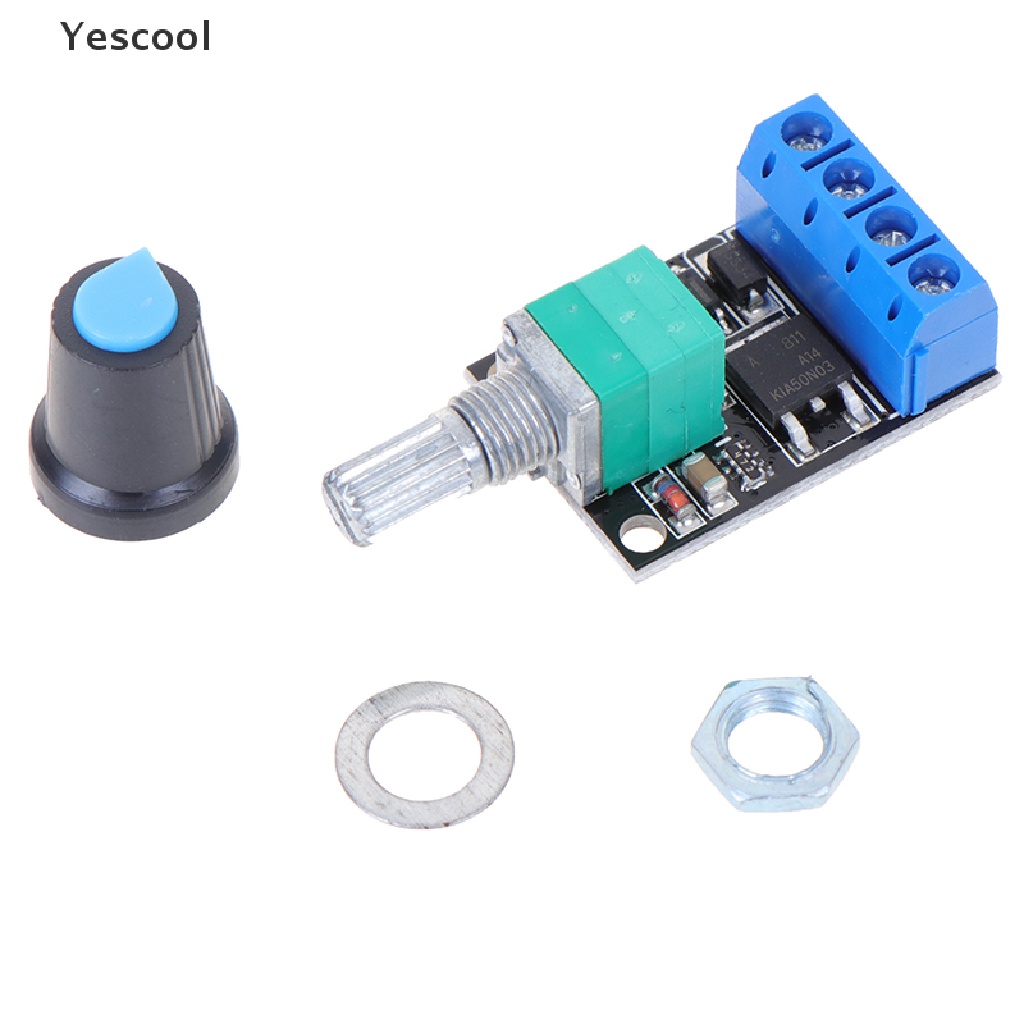 Yescool regulator Pengontrol Kecepatan motor dc pwm 5V-16v 10a