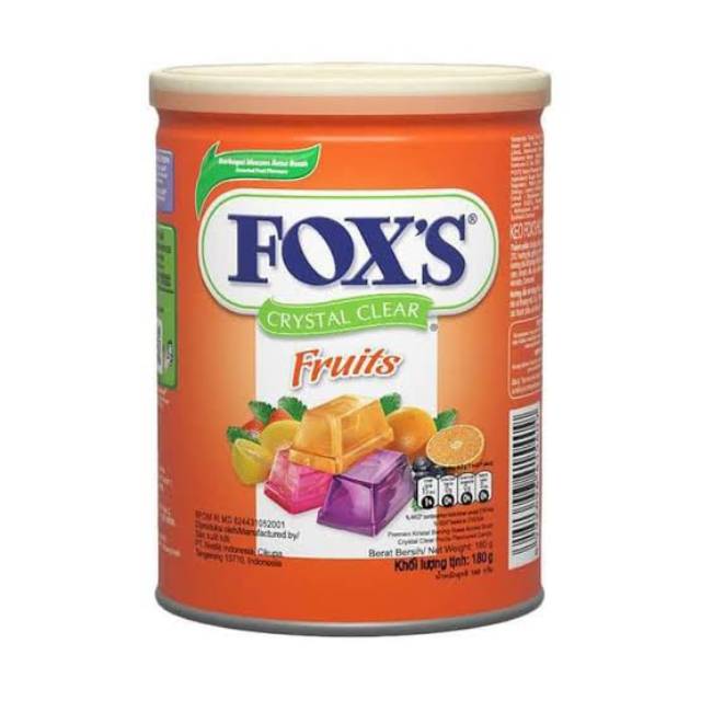 

Fox's Permen Fruit Tin 180gr