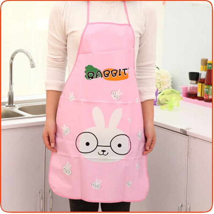 Celemek Plastik Karakter Celemek PVC Celemek Waterproff Apron Masak