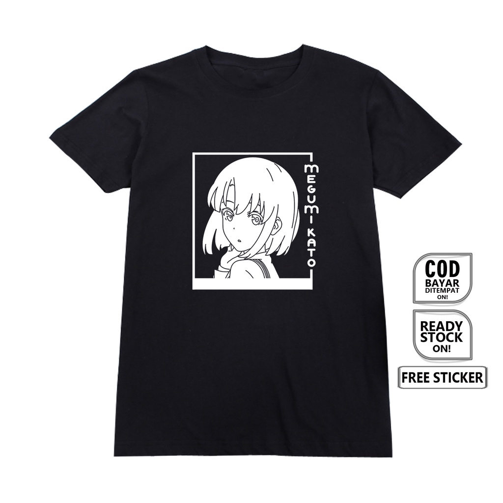 KAOS WAIFU ANIME MANGA MEGUMI KATO SAENAI HEROINE NO SODATEKATA TOMOYA AKI BAJU JEPANG JAPAN CULTURE